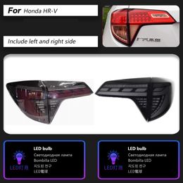 HRV Rear Lamp For Honda HR-V Vezel LED Tail Light 14-19 Brake Reverse Running Light Streamer Turn Signal Indicator Taillights Assembly