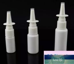 Wholesale 10ml 15ml 20ml 30ml 50ml White Empty Plastic Nasal Spray Bottles Pump Sprayer Mist Nose Spray Refillable Bottle