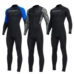 Diving Skin Adult Youth Thin Wetsuit Rash Guard Full Body UV Protection UPF50 Snorkeling Surfing Spearfishing Suits 240407