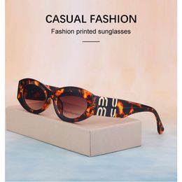 Luxury sunglasses designer MUI MUI Top for men and woman Fashion oval frame sunglasses fashion sunglasses uv400 street snap sandbeach glasses with original box