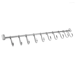 Kitchen Storage Stainless Steel Wall-mounted Rack Multifunctional Sundries Towel Hook Household Hanging