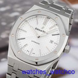 AP Wrist Watch Timepiece Royal Oak Series 15400ST.OO.1220ST.02 White Mens Fashion Leisure Business Sports Watch