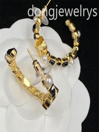 Designer Earring Women Hoop Huggie Charm Stud Vintage Dangle Chandelier Fashion Earrings Ear Cuff Crystal Pearl Earrings Luxury Ea5453565