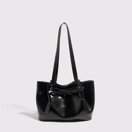 Drawstring Large Capacity Bag For Women Closure Crossbody Black Big Tote Luxury Design 2024 Fashion Trends