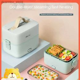 Bento Boxes Electric Lunch Box Thermal Insulation Rice Steamer Self-heating Bento Box for Adults lonchera electrica L49
