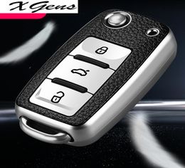 TPU Car Key Case Cover for VW Golf Bora Jetta Polo Golf Passat B8 for Skoda Octavia A5 A7 Fabia Seat Ibiza Leon3366387