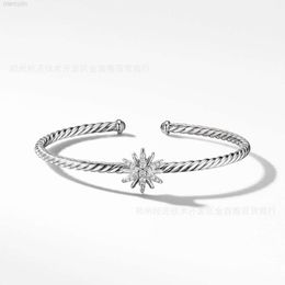 2024 Designer David Yumans Yurma Jewellery Bracelet Xx Micro Sun Flower Bracelet Twisted Thread Opening Handpiece