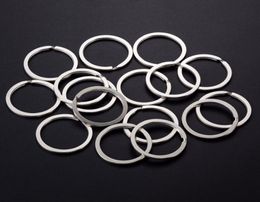 1000pcsbag 30MM Flat Split Ring Connectors Iron Silver Antique bronze Key Rings Circle for Keychain DIY Making Finding Accessorie1262725