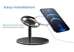 Adjustable Wireless Charger Phone Holder Charging Stand Only for 12with Practical Silicone Pad4431934