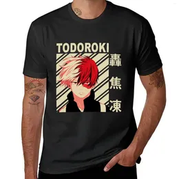 Men's Polos So Todoroki - Vintage Art T-Shirt Cute Clothes Boys Whites Mens Graphic T-shirts Hip Hop