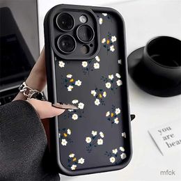 Cell Phone Cases Matte Silicone Flower Phone Case For Oppo Realme C55 C35 C53 C51 C25 C21 C25S C21Y C25Y Case A58 A53 A96 A57 A11S A76 A72 Cover