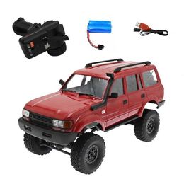 Diecast Model Cars WPL 2.4G C54 remote control vehicle four-wheel drive off-road climbing control full-size electric car childrens toy gifts J240417