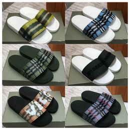 2024 Luxury Designer slides slipper Letters slippers for men women Hot Fashion unisex Pool beach flip flops