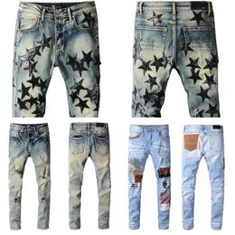 Designer jeans mens miri jeans pant denim purple jeans men shirts for men youth jeans cool style luxury with tag white vintage high quality trend cotton jeans yu
