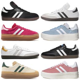 Originale Handball Spezialjean Casual Schuhe für Männer Frauen Designer Kern schwarzer Marine Gummi Kreide weiße hellblaue Plattform Sneaker Größe 36-45