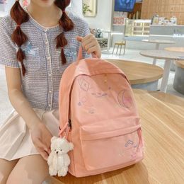 School Bags Schoolbag Student Backpack Portable Waterproof Nylon Shoulder Bag Large Capacity Teenage Bookbag Students