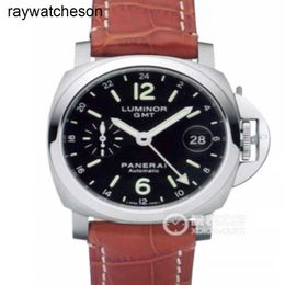 Panerai Luminor Watch Swiss VS Factory Top Quality Automatic 40mm Dual Time Zone Calendar Pam00244 Mechanical Mens Genuine