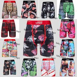 Psds Underpants Designer Underwear 3Xl Mens Underwear Psds Ice Silk Underpants Printed Boxers With Psds Underpants Package Plus Size New 6978