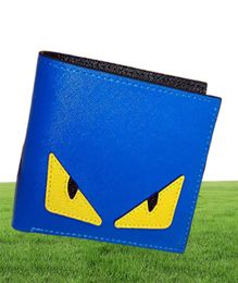 2018 Whole High Quality PU Leather Wallet European Style Fashion Eye Pattern Pocket Wallets Short Mini Credit Card Purses5285999
