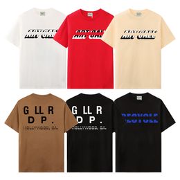 Designer of Galleris Tees T Shirts Luxury Fashion T Shirts Mens Womens Tees Brand Short Sleeve Hip Hop Streetwear Tops Clothing Clothes D-22 Size XS-XL