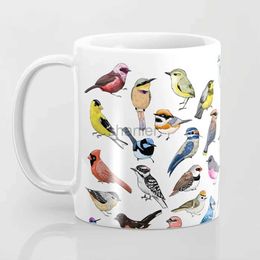 Mugs Birds Coffee Mug 11oz Ceramic coffee Coffee Mug Home Milk Cup Tits Lover Friends Birthday Gift MUG 240417