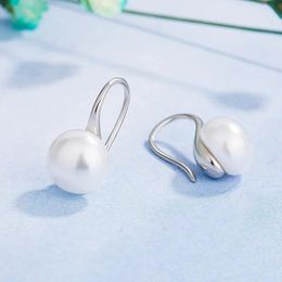 Dangle Earrings S925 Silver Ggarnet Drop Pearl Earring Orecchini 925 Jewellery Bizuteria Kolczyki Gemstone