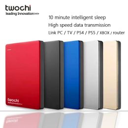 Drives TWOCHI''2TB 1TB Super External Hard Drive Disc USB3.0 HDD Storage For PC, Mac,Tablet, Xbox, PS4,TV :Add Logo For Free Design