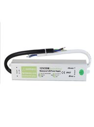 DC 12V 20W Waterproof ip67 Electronic LED Driver Adapter Outdoor Use Power Supply Led Strips Lighting Transformer AC 90250V5210879