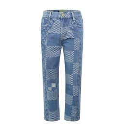 Последние модные джинсы женские джинсы дизайнерские джинсы High Street Jeans Голубые джинсы китайский стиль из -за знаменитых брендов Slim Fit Jeans