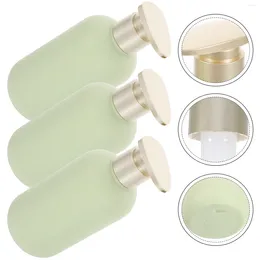 Storage Bottles 3 Pcs Empty Shampoo Liquid Soap Dispenser Hand Bathroom Hair Conditioner Pump Filling