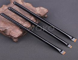 Makeup Brushes 13ps Eye Brush Angled Eyeliner Eyebrow Thin Flat Precise Weasel Hair Tool9308612