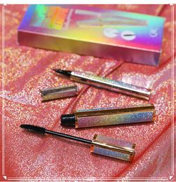 4D Fibre Lash Mascara Liquid Eyeliner Pencil kit Black Waterproof Makeup QIC starry sky Mascara Volume thick eyelash Long Lasting 6195394