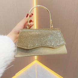 g Luxury Designer Shoulder Bag Womens Crystal Handbag Metal Beads Sparkling Diamond Celebrity Underarm Bag Crossbody Womens Wallet Luxury Shopping 415-1