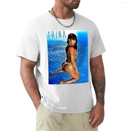 Men's Polos Trina Tribute D-1 Poster T-Shirt Boys Animal Print Sports Fans T Shirts For Men Pack