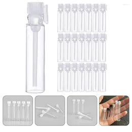 Storage Bottles 100 Pcs Glass Bottle Liquid Travel Containers Perfume Vials Bottled Sample Convenient Tube