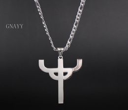 jewelry 3242mm size Gothic Punk Judas Priest Necklace Stainless Steel Men039s Favorite Pendant merch logo symbol Char4204860