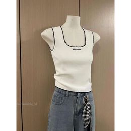 Free Size One Designer T-shirt Tanks Tops Summer Mens Womens Vest Luxury Fashion Singlet Sports Fitness Miui Bag 306
