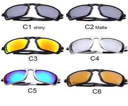 Classic Cycling Sunglasses Dazzle Color Mens Sun Glasses in USA Black Green Dark Lens Suqare Designer Sunshades Outdoor Motorcycle8748176