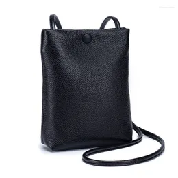 Bag Woman Handbag Small Crossbody Lady Clutch Phone Pocket Trend Women Messenger Soft Leather Mini Bucket