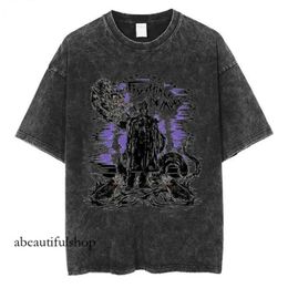 Men's High-Quality T-Shirts Rap Singer Juice Graphic T-Shirt Mens Designer Retro Wash Short Sleeved T-Shirt Gothic Fashion Oversized T-Shirt 483