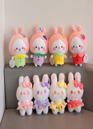 Easter Party Bunny Dolls Cute Fruit Series Rabbit Shaped 23cm Plush Toys Spring Event Baby Birthday Gifts7100395