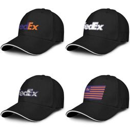 Unisex FedEx Federal Express Corporation logo Fashion Baseball Sandwich Hat Retro team Truck driver Cap USA flag gray Camouflage P3737193