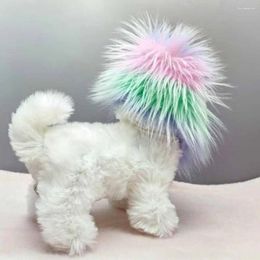 Dog Apparel Pet Party Hat Lion Shape Cosplay Cute Cat Wigs For Halloween Parties Festive Costumes Small To Medium-large Dogs