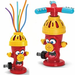 Hydrant Sprinkler Outdoor Water Spray Toy Backyard Garden Toys Summer Yard Cartoon Splash Baby Bath for Kids 240415