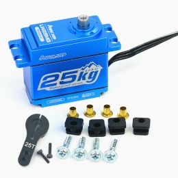 Power HD LW25MG full waterproof sevro with 25T servo arm High Torque Full Metal Tooth Digital Servo for TRX4 KM2 RC Car