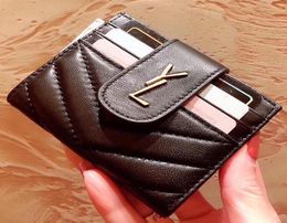 Mens Designer Leather Wallet For Women Fashion Luxury Card Holder Womens Coin Pocket Credit Purse Small Wallets Classic Card Holde1131546