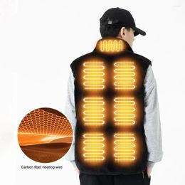 Hunting Jackets Plush Electric Heated Vest Lightweight Heating USB Charging Warm 3 Temperature Modes For Outdoor Camping Hiking