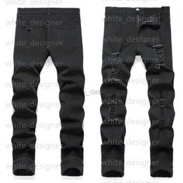 jeans Mens designer jeans Rise Elastic Mens Clothing Tight Skinny Jeans Fashion waisted slim straight leg pant