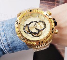 2021 Swiss TA LOGO Very Large Rotating Dial Super Quality Men Watch Brand Tungsten Steel Multi function Gold Quartz Watches1893399