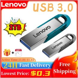 Adapter Lenovo Mini USB Flash Drive 2TB High Speed 1TB Pen Drive 128GB 256GB 512GB USB Memory For Windows 11 10 9 8 with Gift Key chain